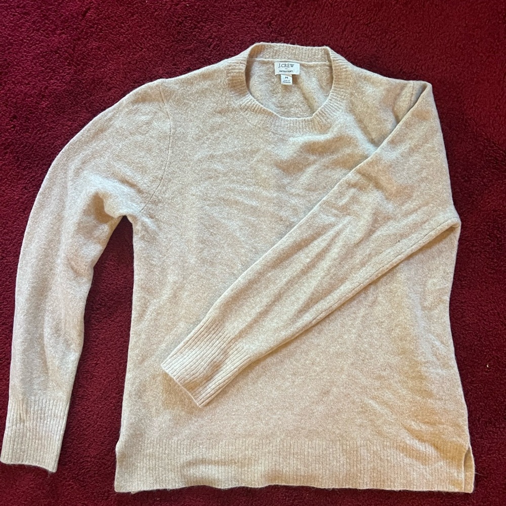 J Crew Cashmere classic-fit crewneck sweater